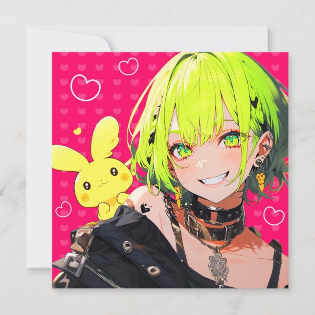 フリーカード｜VACHABORG グッズ「♪ らぶゆーじゃーにー」 INBJUDNINGAR (Framsida)