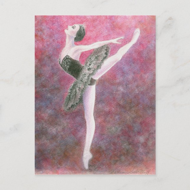 ブラック・スワン　ポストカード VYKORT (Framsida)