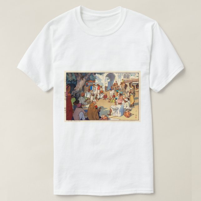 ヘ ビ い, ormcharmerare, Hiroshi Yoshida T Shirt (Design framsida)