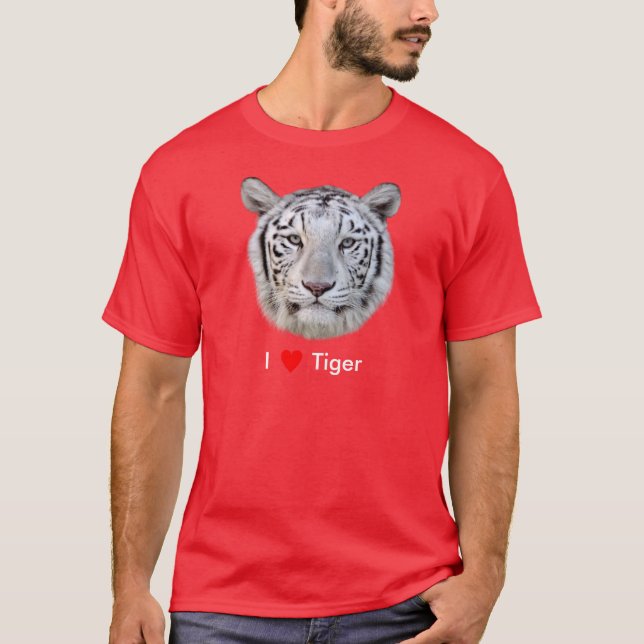 ホワイトタイガー T SHIRT (Framsida)