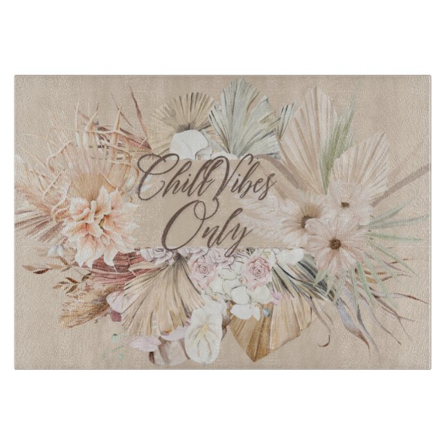 ボーホーフラワーカッティングボード (Framsidan)