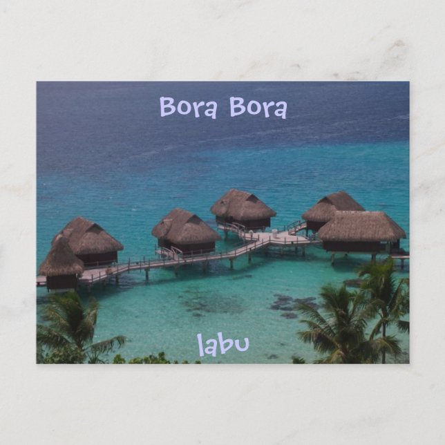 ボ ラ ボ ラ 島 VYKORT (Framsida)