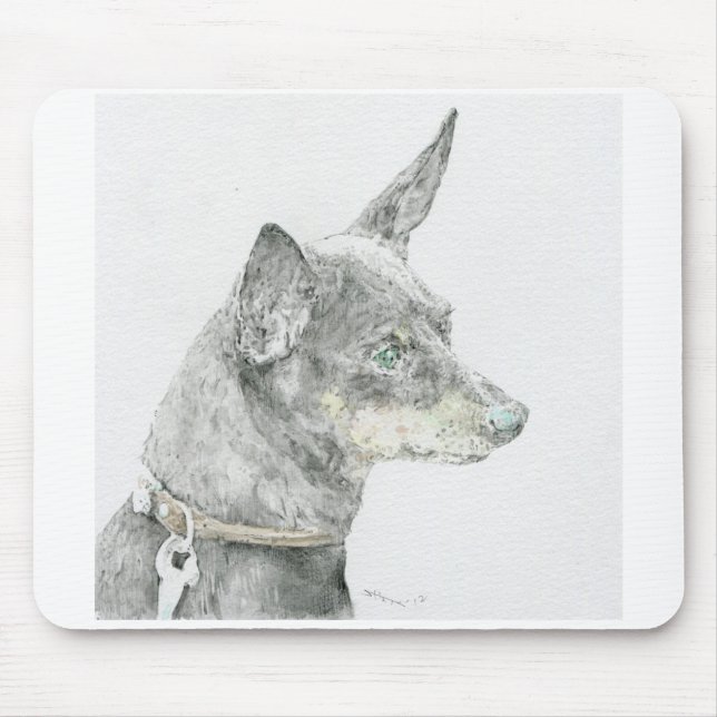 ミニチュアピンシャーマウスパッド MUSMATTA (Framsidan)