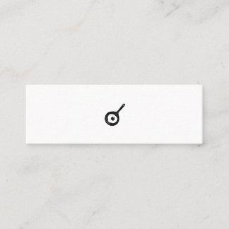 ミニマムでシンプルな名刺 ビジネスカード 目玉焼き MINI VISITKORT