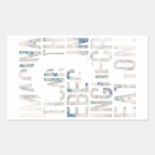 メッセージ性／アート性を重視される方に seal gete rektangulärt klistermärke (Framsida)