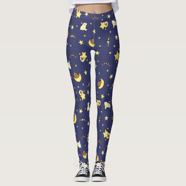 モルモットスターのレギンス LEGGINGS (Framsida)