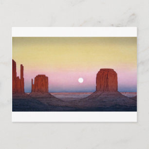 モ ニ ュ メ ト ・ budgivningsbud, Monument Valley, Yoshi Vykort