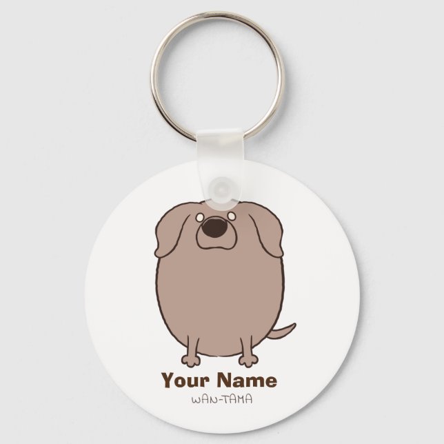 ワイマラナー "ワイたま(ショート)" NYCKELRING (Framsida)