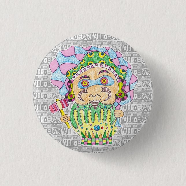 七福神/大黒天 缶バッジ KNAPP (Framsida)