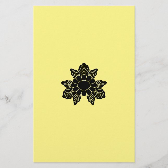 三つ葉野菊 便箋 BREVPAPPER (Framsida)