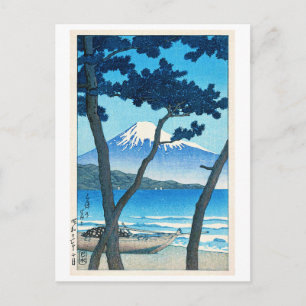 三保の富士, Mount Fuji at Miho, Hasui Kawase Vykort