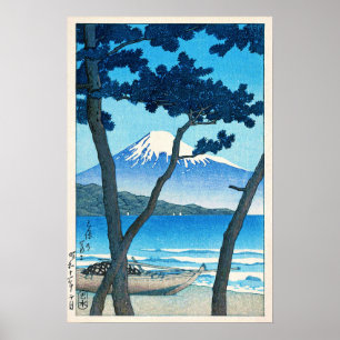 三 保 富, Montera Fuji på Miho, Hasui Kawase Poster