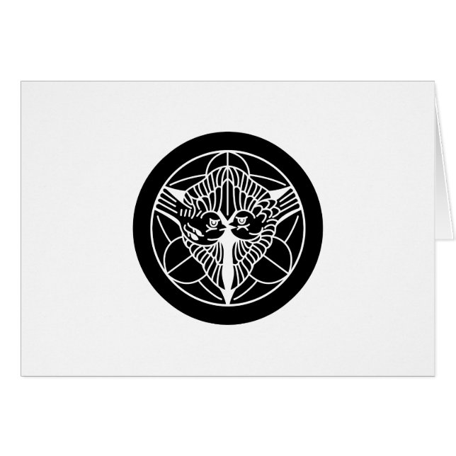 上 杉 笹 HÄLSNINGSKORT (Framsidan Horizontal)