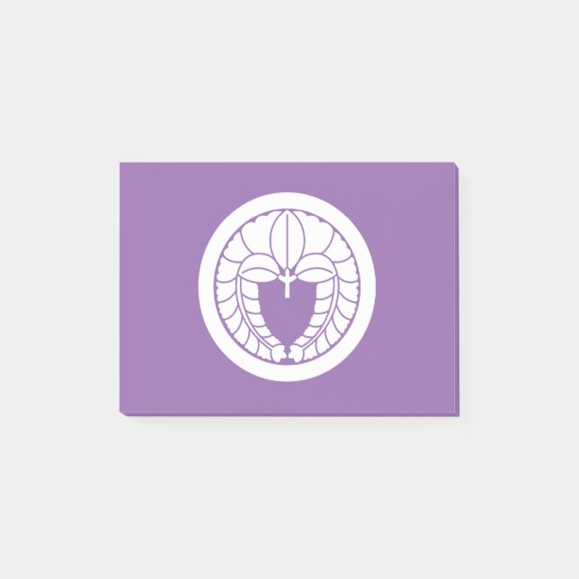 丸に下り藤 POST-IT BLOCK (Framsida)