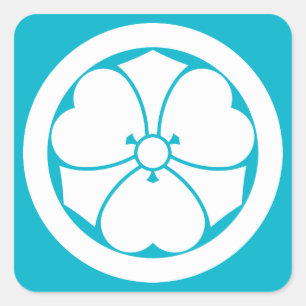 丸に剣酢漿草 FYRKANTIGT KLISTERMÄRKE