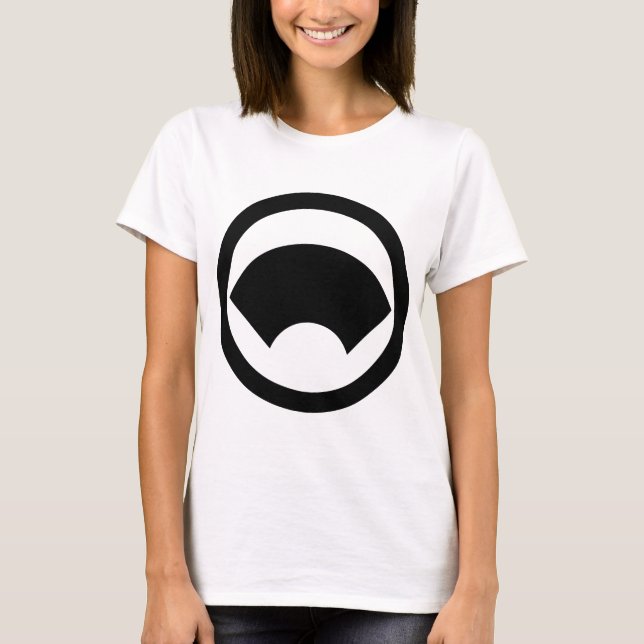 丸に地紙 TEE SHIRT (Framsida)