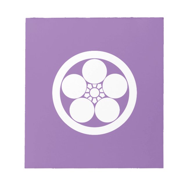 丸に梅鉢 ANTECKNINGSBLOCK (Framsida)