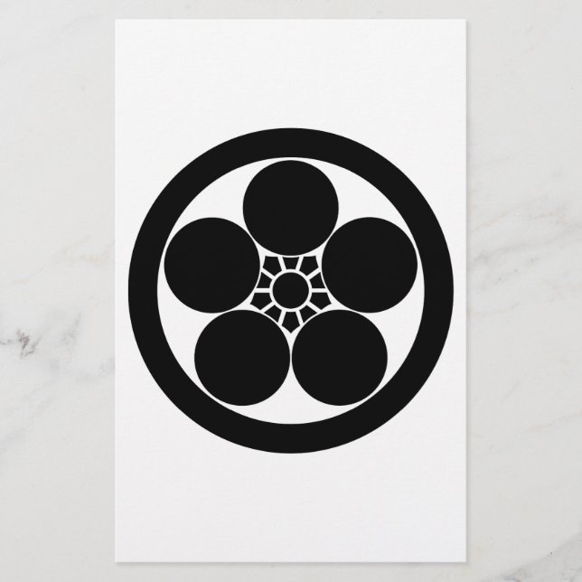 丸に梅鉢 BREVPAPPER (Framsida)