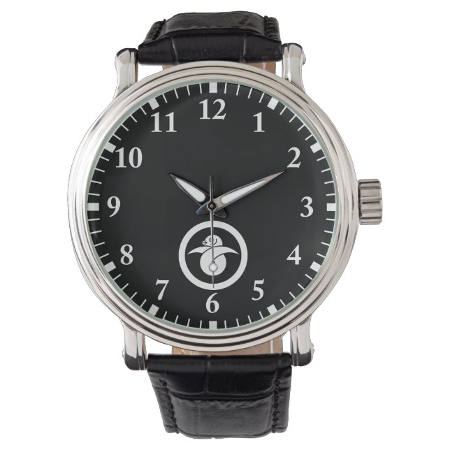 丸に結び雁金 ARMBANDSUR (Framsida)