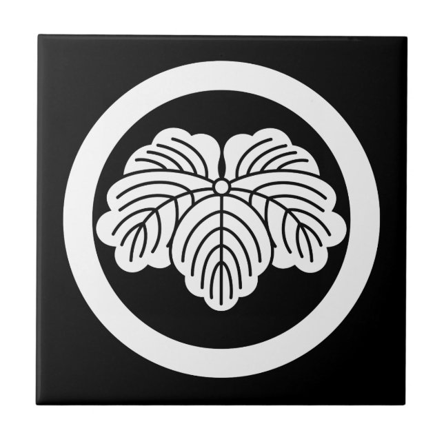 丸に蔦(見聞諸家紋風) KAKELPLATTA (Framsidan)
