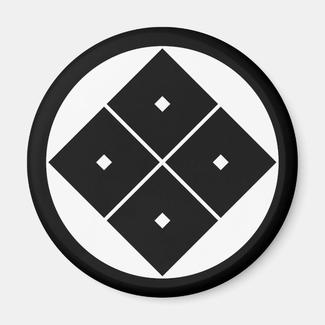 丸に隅立て四つ目 MAGNET (Framsidan)