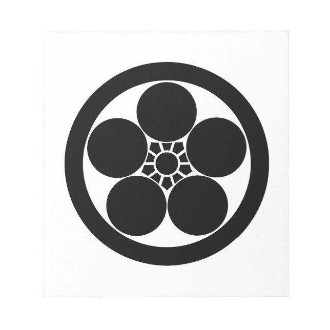 丸 に 梅 鉢 ANTECKNINGSBLOCK (Framsida)