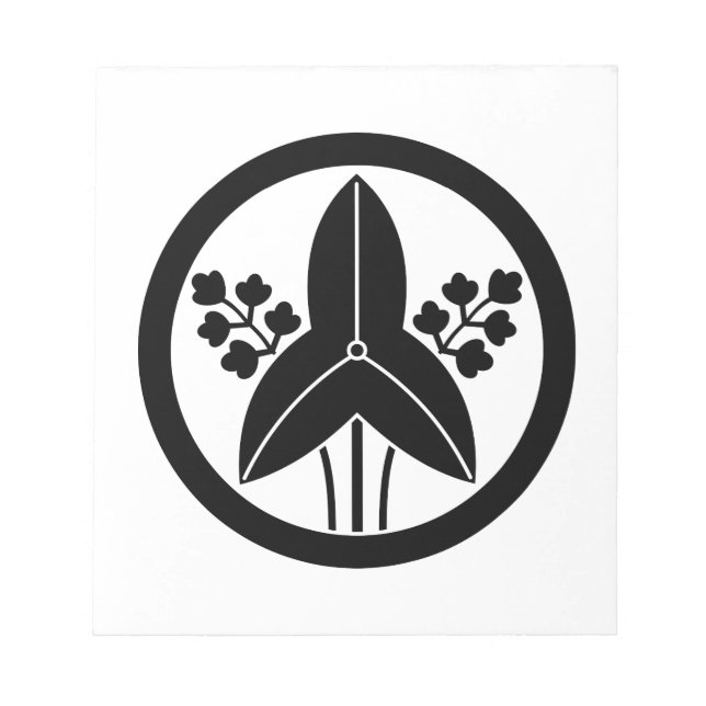 丸 に 立 沢 瀉 ANTECKNINGSBLOCK (Framsida)