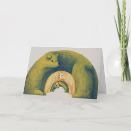 二つ折りカード 森の動物のアーチ Card -Forest Animal Arch- Inbjudan