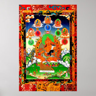 五 佛 與 黃 神LINEGE 5 BUDHA GULT JAMBHALA Poster