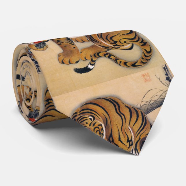 伊 藤 若 冲 、 虎 図 SLIPS (Rullad)