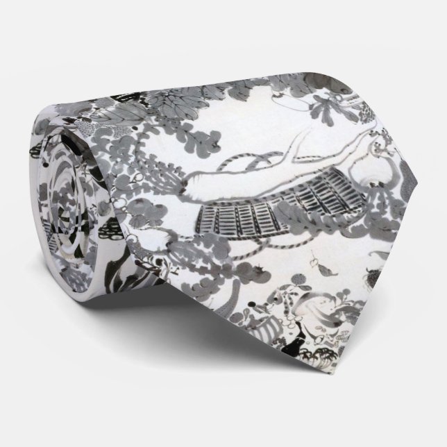 伊 藤 若 冲 、 野 anbudssökande slips (Rullad)