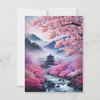 伝統的な日本の風景＊春 VYKORT