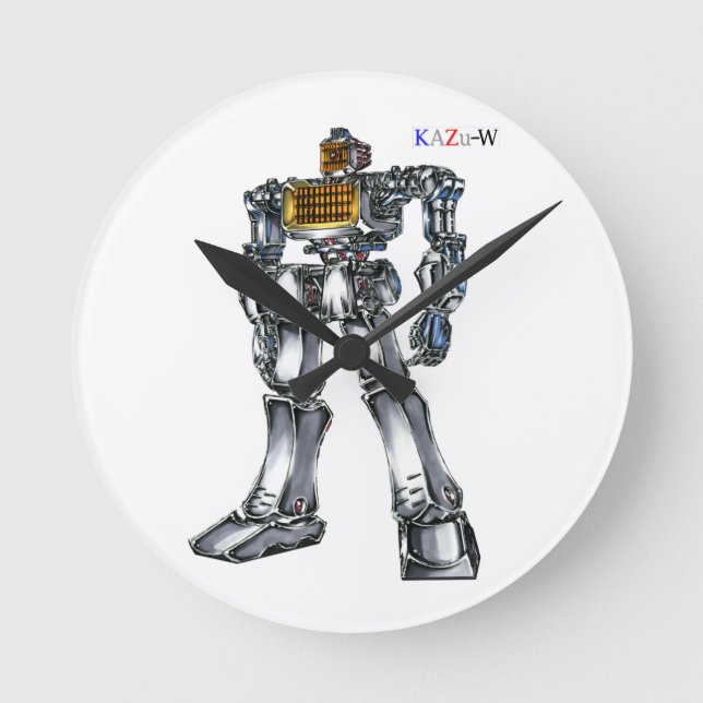 作品番号00001　「灼熱！！電気ストーブロボ」 RUND KLOCKA (Framsida)