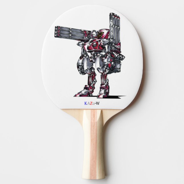 作品番号00010　「高出力荷粒子砲3連装2基装備の砲兵機」 PINGISRACKET (Framsidan)