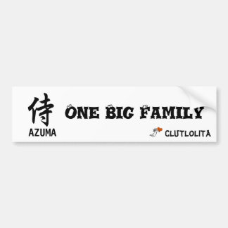侍　One Big Family　義援金　ステッカー Bildekal