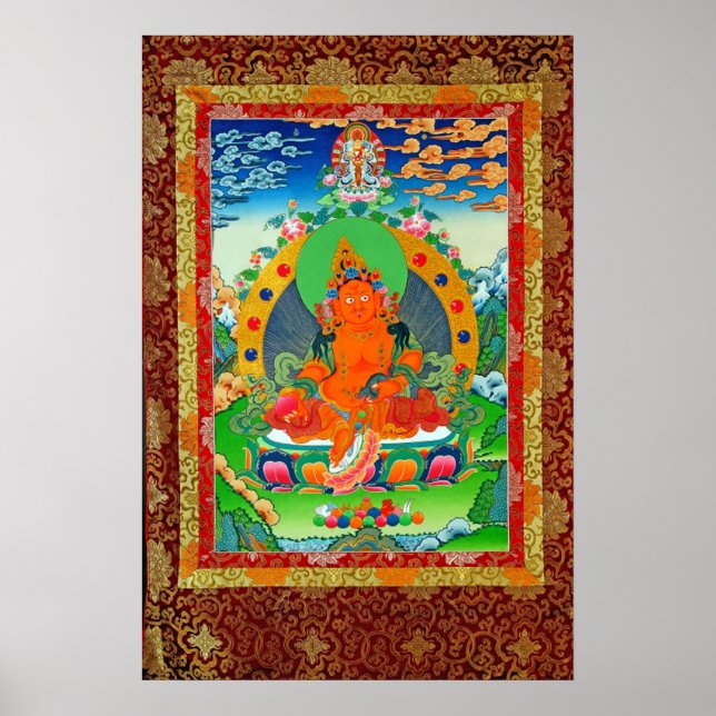 傳 承 黃 神LINEGE GULT JAMBHALA Poster (Framsidan)