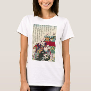 兎の歌舞伎役者 芳藤skådespelarear av kanin, Yoshifuji, T Shirt