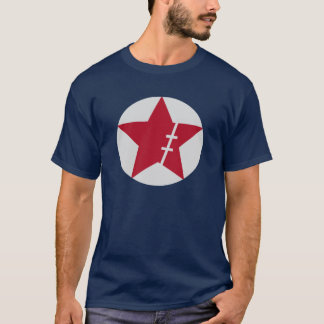 円の中の傷星 T-SHIRT