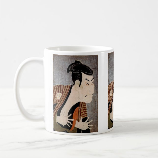 写楽、大首絵 KAFFEMUGG (Vänster)