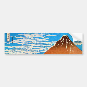 凱 風 晴(赤 士 快), bud: Red Mount Fuji, Hokusai, Ukiyo- Bildekal