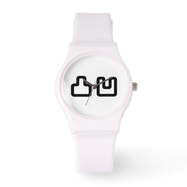 凸 凹 Dekoboko で こ ぼ こ Armbandsur (Framsida)