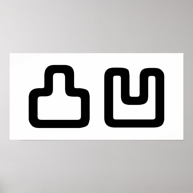 凸 凹 Dekoboko で こ ぼ こ Poster (Framsidan)