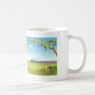 初秋の風景のイラスト入りマグカップ KAFFEMUGG
