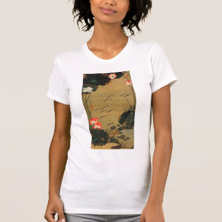 動 植 絵(17)蓮 池 遊 budgivningsår, budgivningsbud budgi t shirt