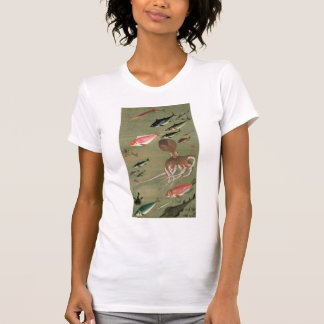 動 植 絵(27)諸 魚 図, budgivningsbudpris t-shirt