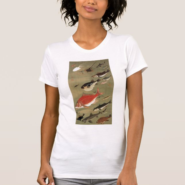 動 植 絵(28)群 魚 図, budgivningsbudpris tröja (Framsida)