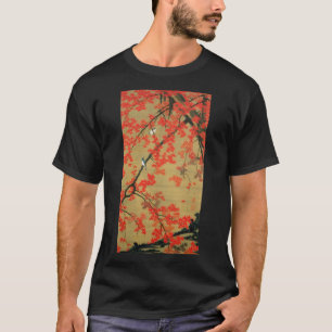 動 植 絵(30)紅 葉 小 budgivningsbud, budgivningsbud budg tee shirt