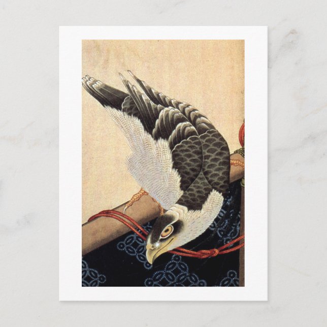 北 斎 鷹, 北 斎 Hokusai Hawk, Hokusai Vykort (Framsida)