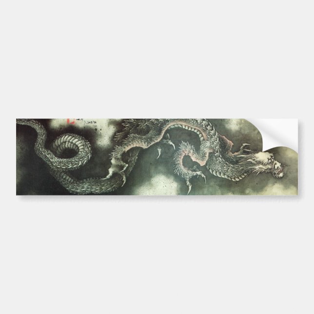北 斎 龍, 北 斎 Hokusai Dragon, Hokusai, Art Bildekal (Framsidan)