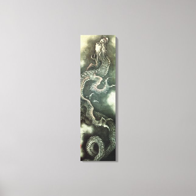 北 斎 龍, 北 斎 Hokusai Dragon, Hokusai, Art Canvastryck (Framsida)